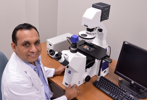 Dr. Subhash Chauhan has received a $562,500 award to study new treatments for metastatic prostate cancer.