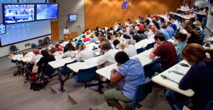 UTHSC students spend hours studying, training in labs and exchanging ideas in the General Education Building on the main campus in Memphis.