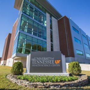 uthsc building with sign