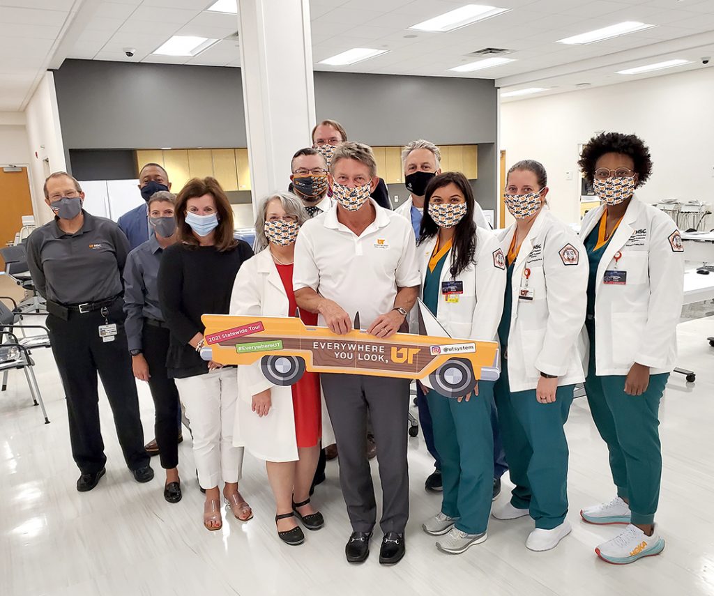 UT System President Randy Boyd made UTHSC a stop on his "Everywhere you Look, UT" tour and met  with  UTHSC leadership and students and faculty of the UTHSC Physician Assistant Program.