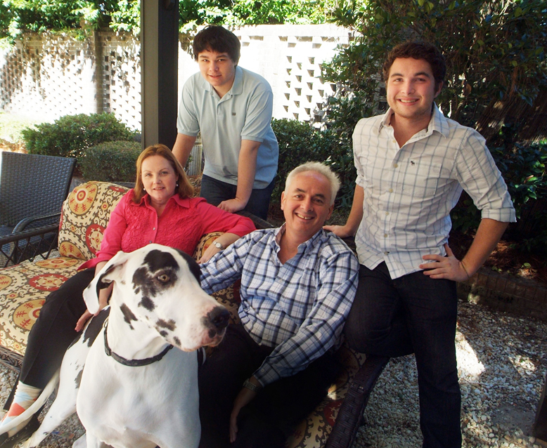 Dr. Peter Buckley with his family