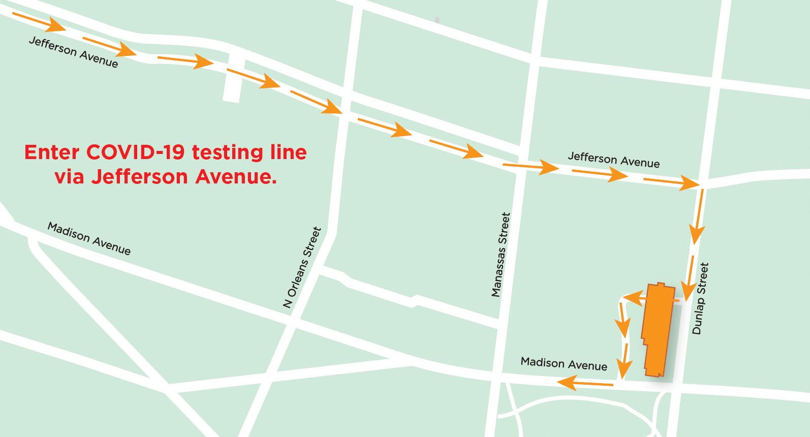 Van Vleet testing site map