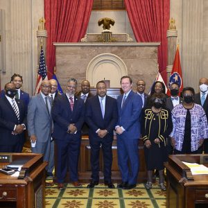 UTHSC's Kennard Brown was honored this week by the Tennessee General Assembly for his work on behalf of the university and the community.