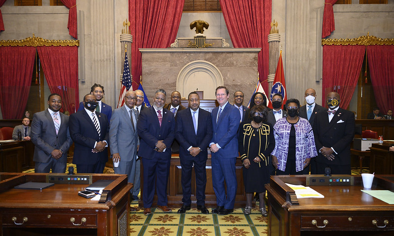 UTHSC's Kennard Brown was honored this week by the Tennessee General Assembly for his work on behalf of the university and the community.