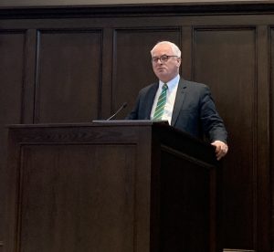 UTHSC Chancellor Peter Buckley delivers his Inaugural Address Tuesday, February 22. 