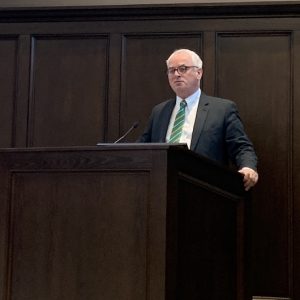 UTHSC Chancellor Peter Buckley delivers his Inaugural Address Tuesday, February 22.